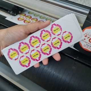 100 Tem dán nhân bánh trung thu mẫu thỏ ôm trăng - lồng đèn