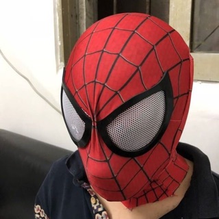 Mặt nạ nhện spider man kèm ảnh thật