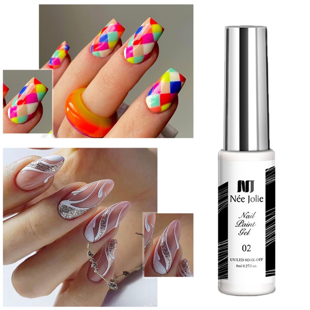 Gel Sơn Móng Tay 8ml Không Phai Độ Co Giãn Cao