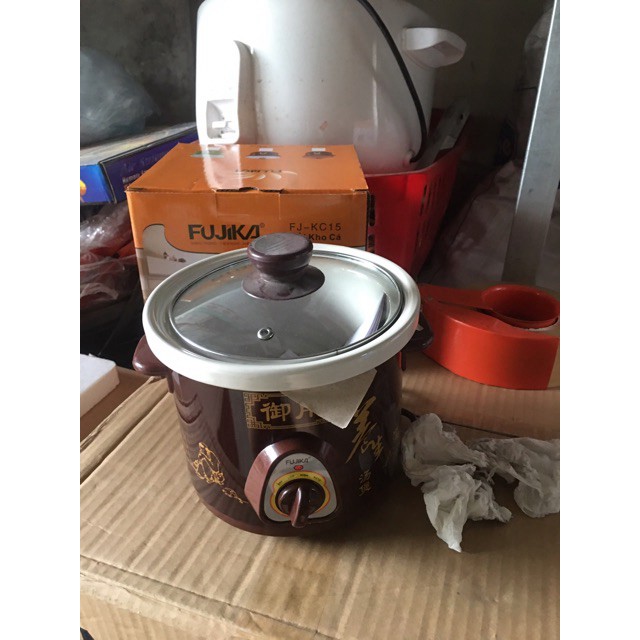 ✌️✌️Nồi kho cá, hầm cháo chậm Fujika 1,5L-2,5L