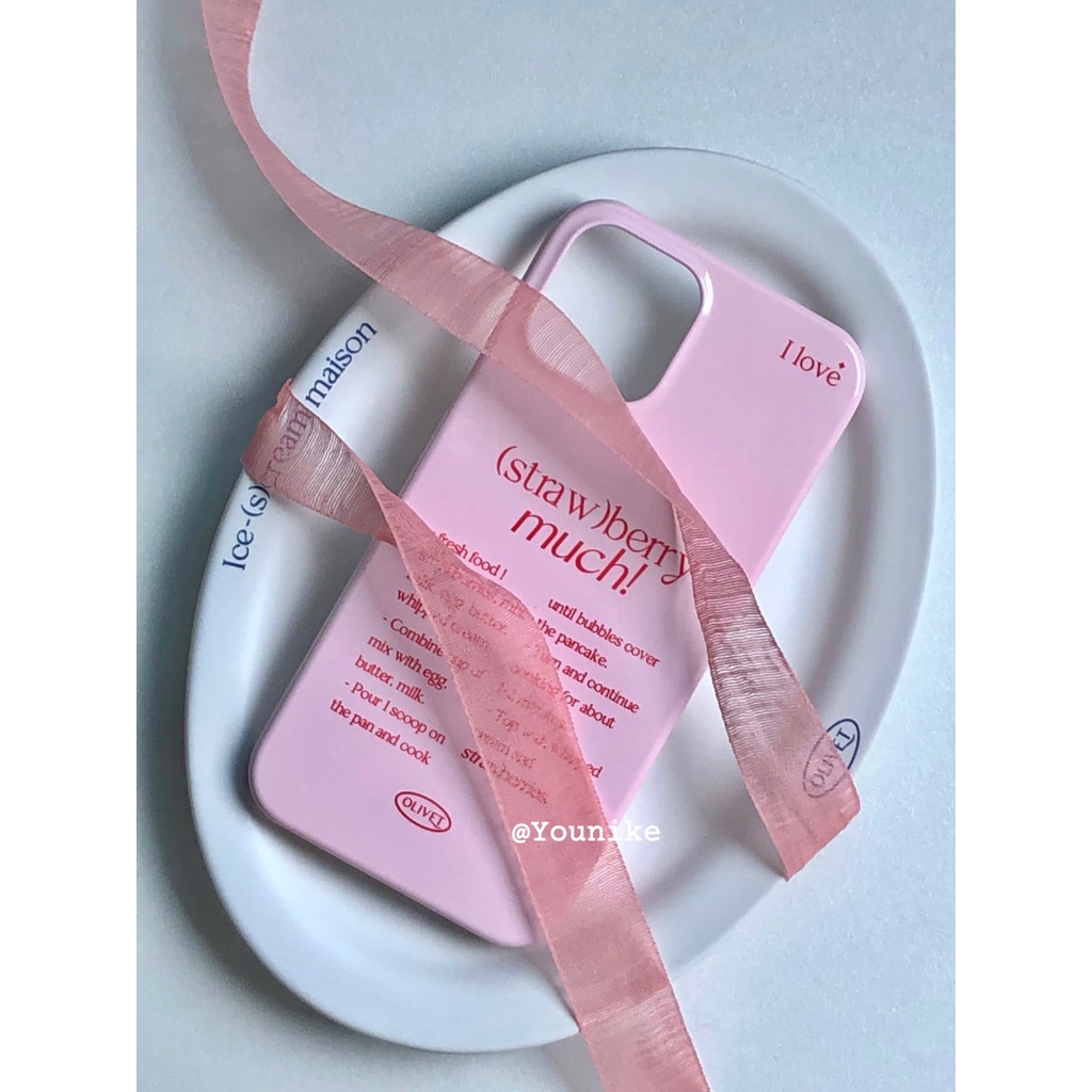 Ốp Điện Thoại Họa Tiết Trái Dâu / Đào Cho Iphone 15 / 14 / 13pro / 12promax / 14pro / 11 12 Mini