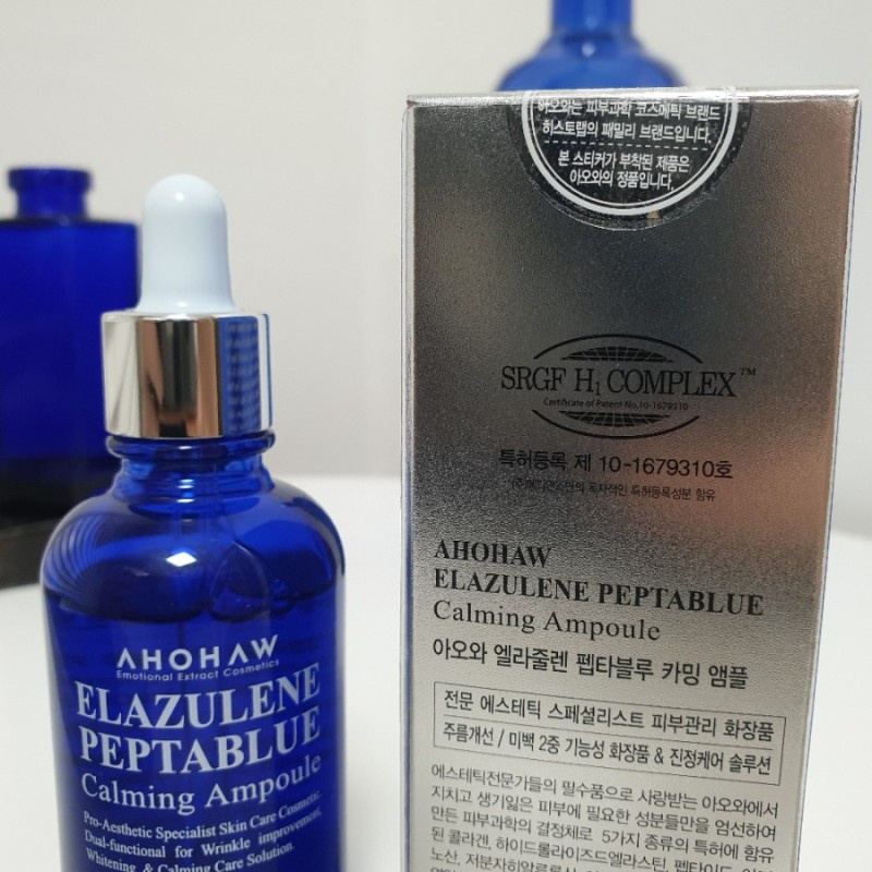 Tinh Chất Chống Lão Hóa, Làm Dịu Ahohaw Elazulene Peptablue Calming