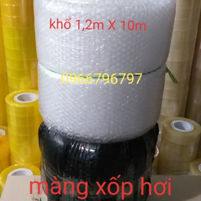 Cuộn BÓNG KHÍ, XỐP HƠI, XỐP NỔ kt: 1,2m x 10m