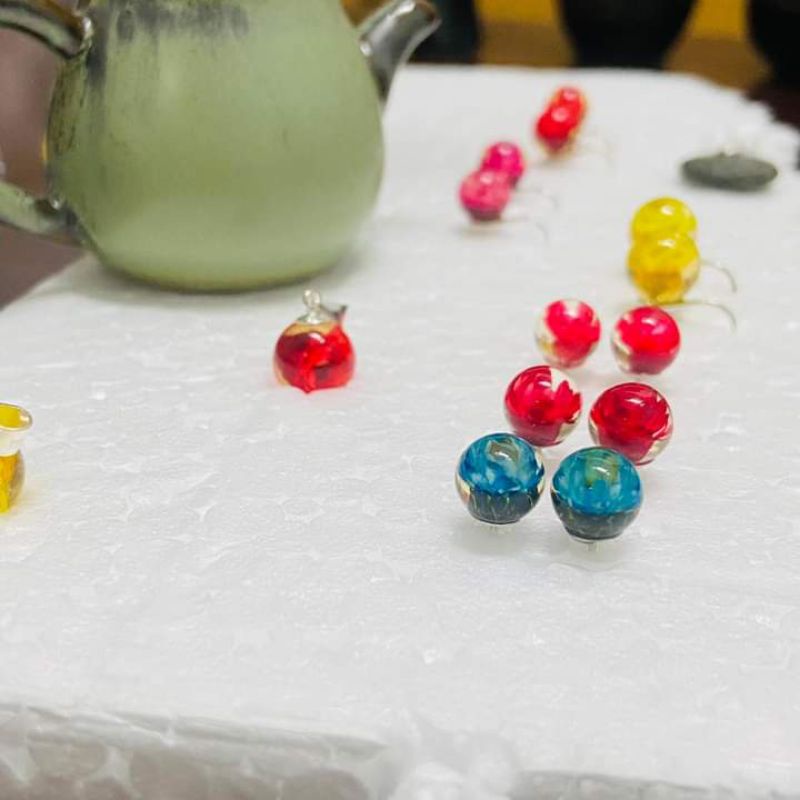 Hoa tuyết nhiệt đới Brazil  khô màu pastel đẹp dùng trang trí resin handmade