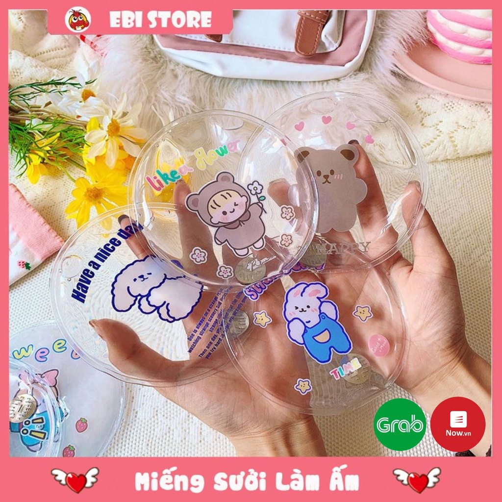 Miếng Sưởi ❤️ Ebi Store - Freeship ❤️ Miếng Làm Ấm Tay Mini Bẻ Đồng Xu Cute, Cực Ấm Vào Mùa Đông