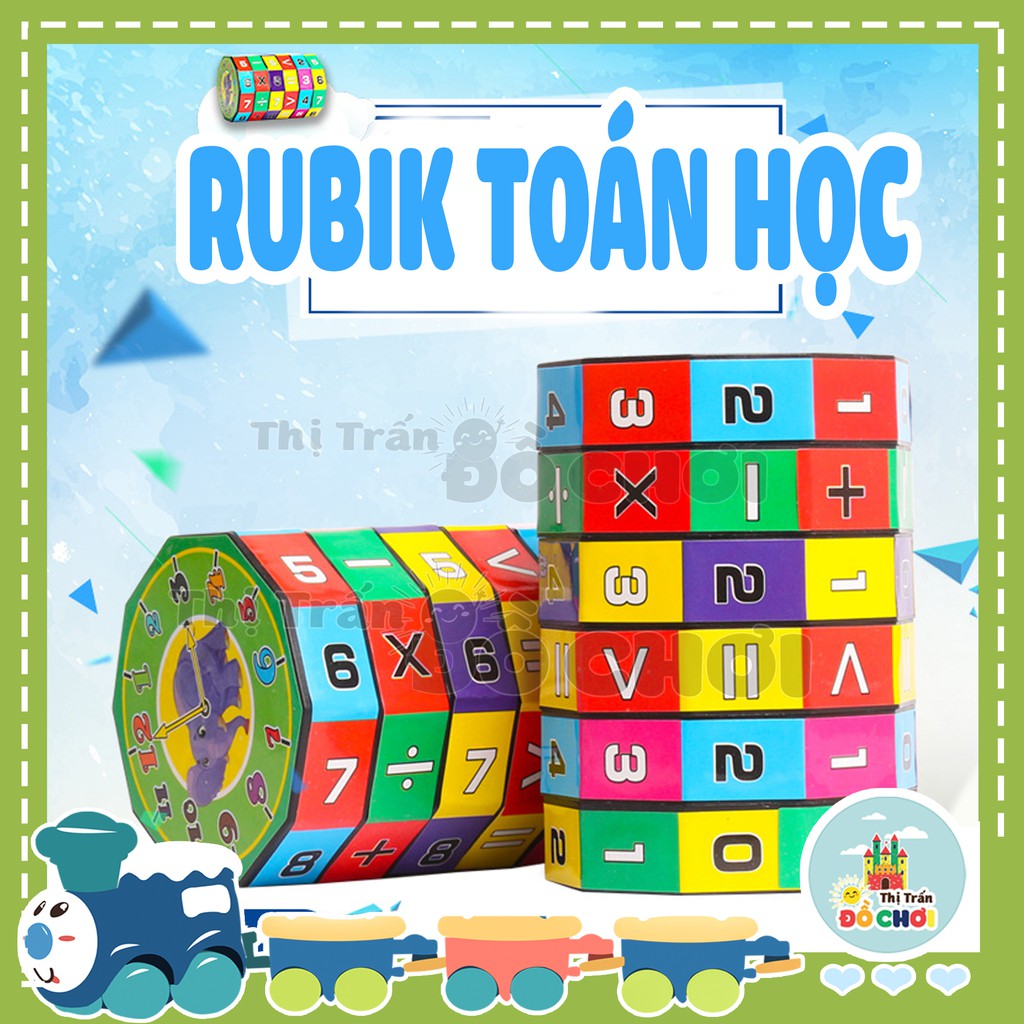 Đồ chơi Rubik học toán 6 tầng cho trẻ em phát triển trí não