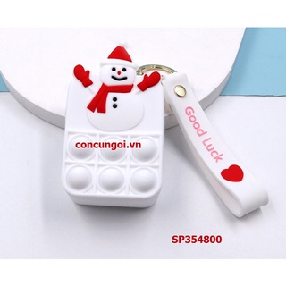 Túi móc khóa Pop it hình Noel (cái)