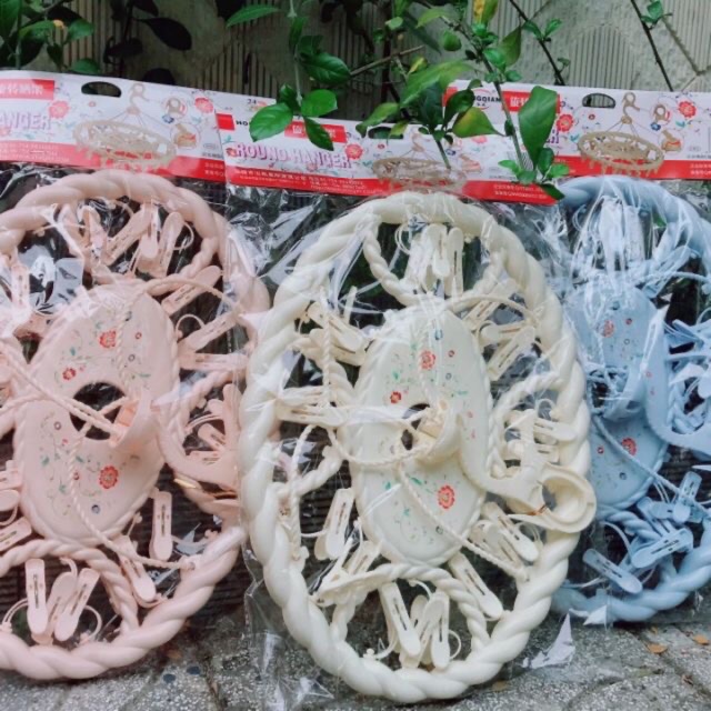 Móc Chùm Nhựa Cao Cấp 24 Kẹp