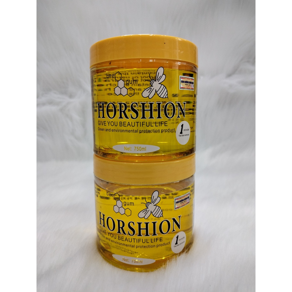 Gel wax lạnh thành phần thiên nhiên mật ong Horshion- wax tại nhà siêu sạch và dễ dàng