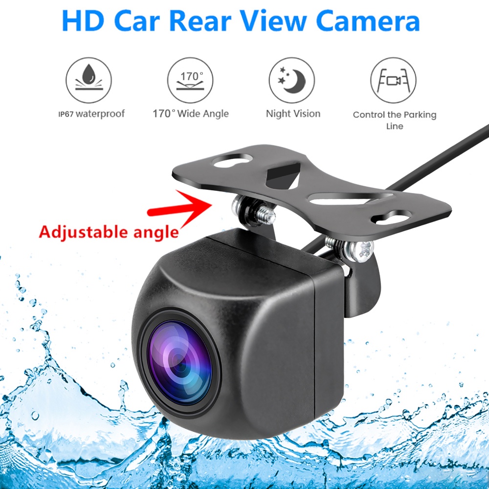 Camera chiếu hậu mắt cá góc rộng 170 độ chống thấm nước hỗ trợ tầm nhìn ban đêm | BigBuy360 - bigbuy360.vn