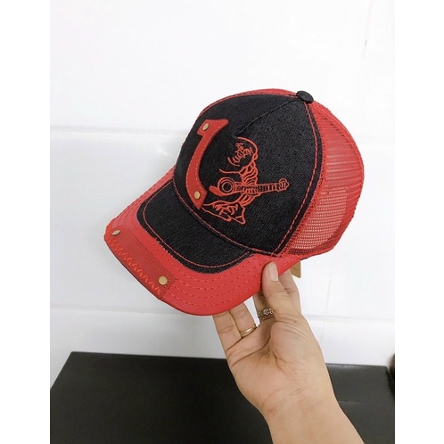Mũ lươi trai - ông địa đàn phối lưới phong cách thời trang (hình thật)