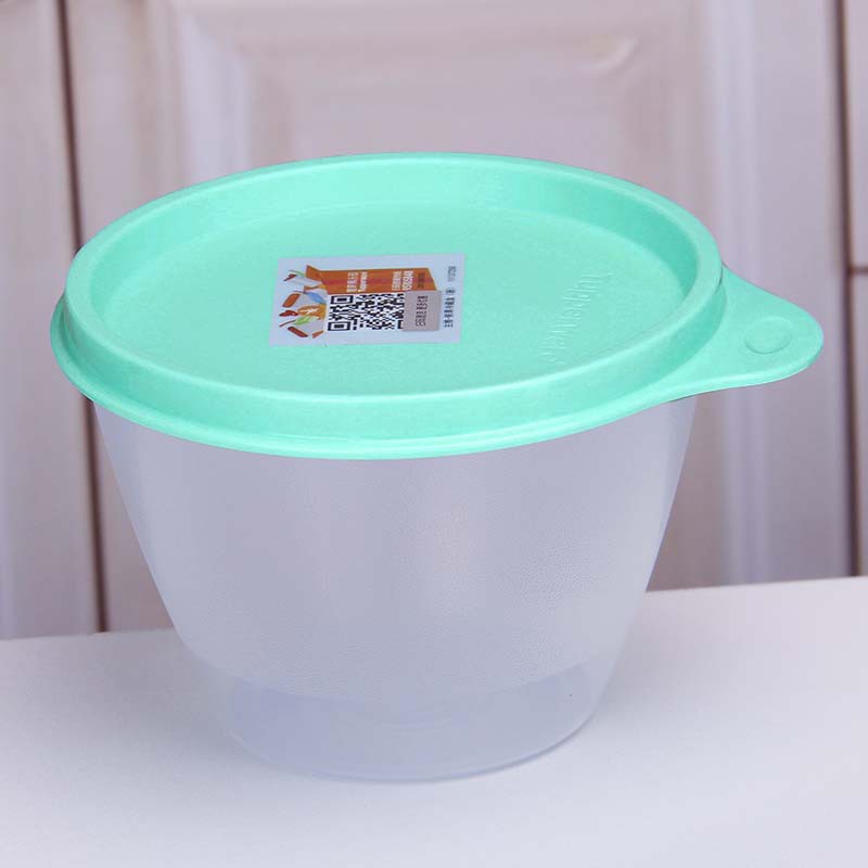 Bộ 2 hộp trữ mát bảo quản trái cây tủ lạnh đựng đồ khô Tupperware nắp nhiều màu TU37.