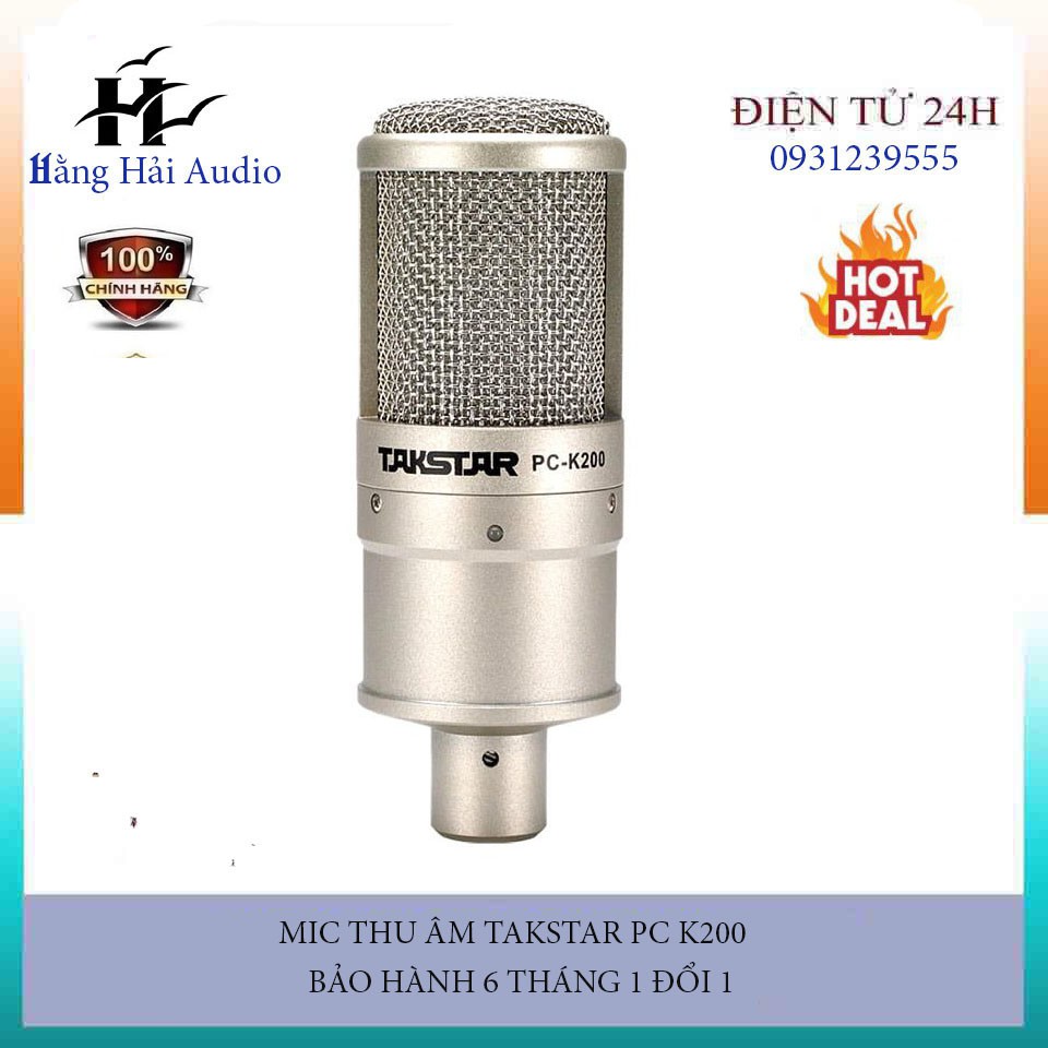 MICRO thu âm live Takstar PC - K200