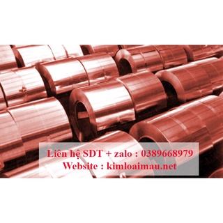 Đồng tấm đỏ dày 0.5mm rộng 600mm