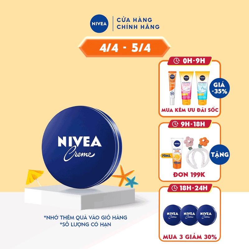Kem dưỡng ẩm da NIVEA Crème 60ml 80102