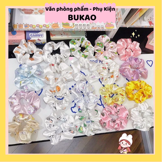 Z0243 Dây Cột Tóc Scrunchies Nhiều Mẫu Dễ Thương Xinh Xắn