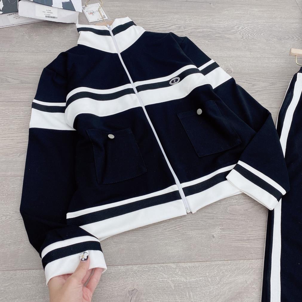 [ 𝐅𝐑𝐄𝐄 𝐒𝐇𝐈𝐏 ]   SET THỂ THAO KHÓA PHỐI MÀU TÚI TRC