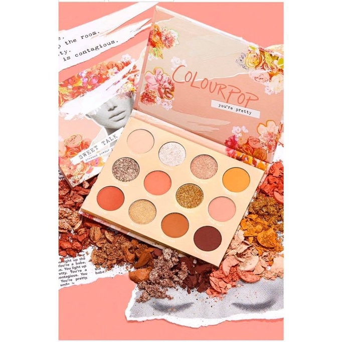 Bảng phấn mắt Colourpop Yes Please, whatever, blush crush