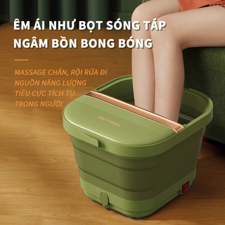 Bồn ngâm chân gập có thể làm nóng, cách nhiệt, nhiệt độ không đổi, massage chân - YN403