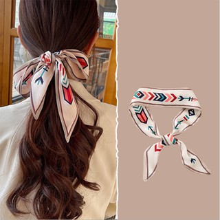 Khăn lụa dài TWINS cột tóc và trang trí túi xách 6x90CM