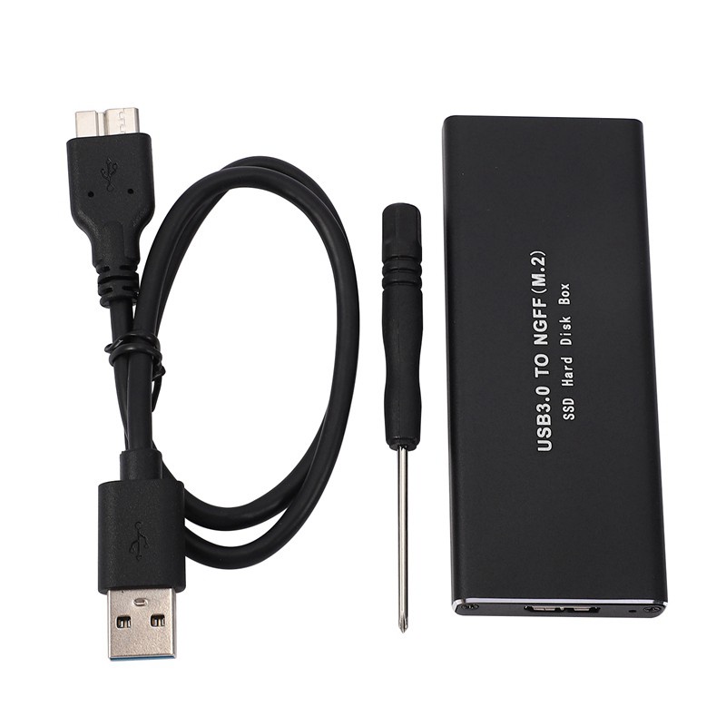 Hộp Chuyển Đổi M.2 Ngff Ssd Sata Sang Usb 3.0 Kèm Tua Vít Cho Ổ Cứng M2 Ngff Ssd | BigBuy360 - bigbuy360.vn