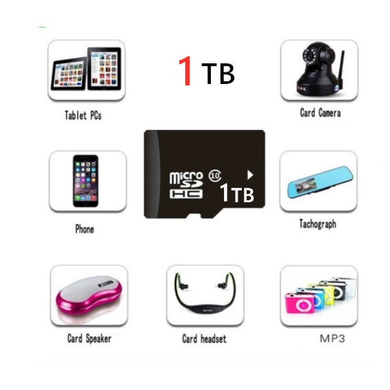 Thẻ nhớ Micro SD Class 10 1TB 1TB dung lượng 1TB tiện lợi