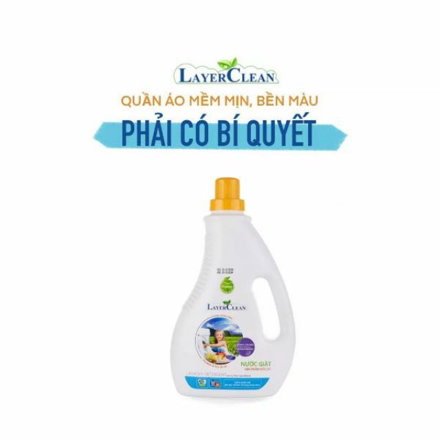 Nước giặt hữu cơ LayerClean hương gió biển 2L