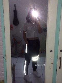 Quần JOGGER 2 SỌC PHẢN QUANG Unisex [Chụp flash mới phản quang]