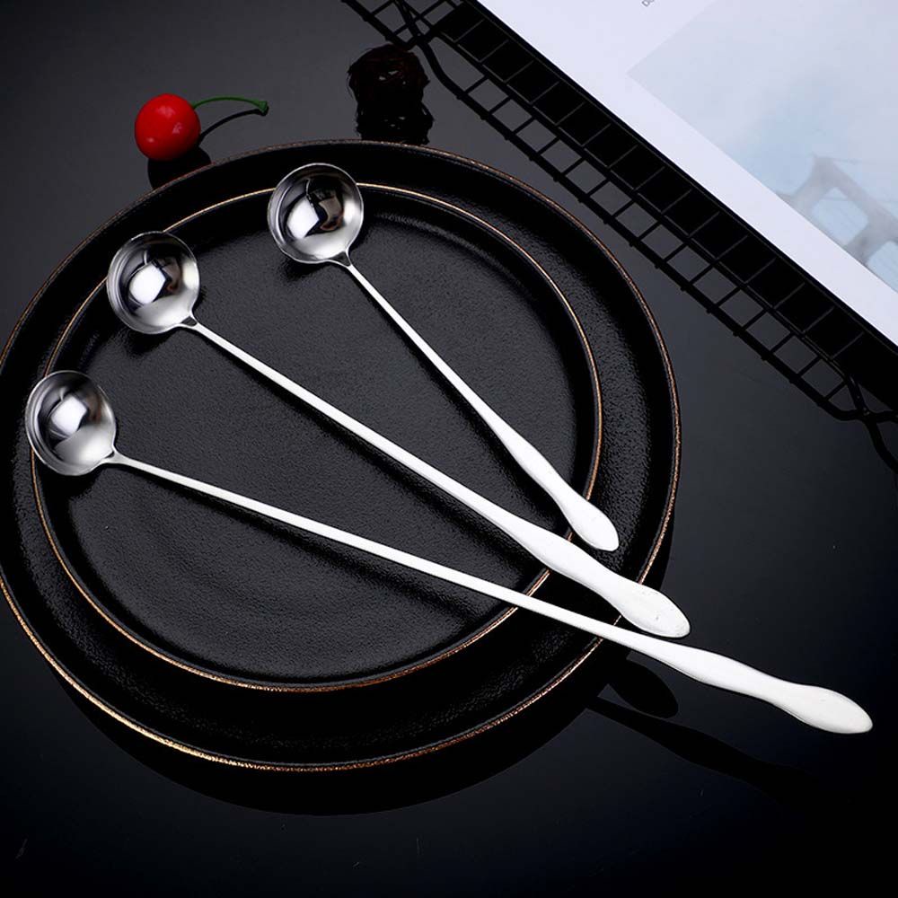 EPOCH Muỗng khuấy cà phê bằng thép không gỉ cán dài