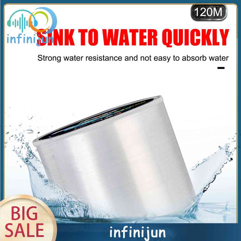 Cuộn Dây Câu Cá 120m Bằng Nylon Chống Nước