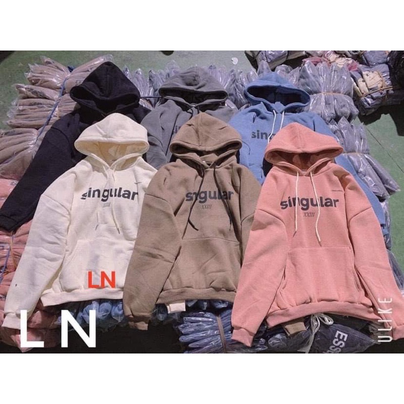 Áo hoodie mũ singuar