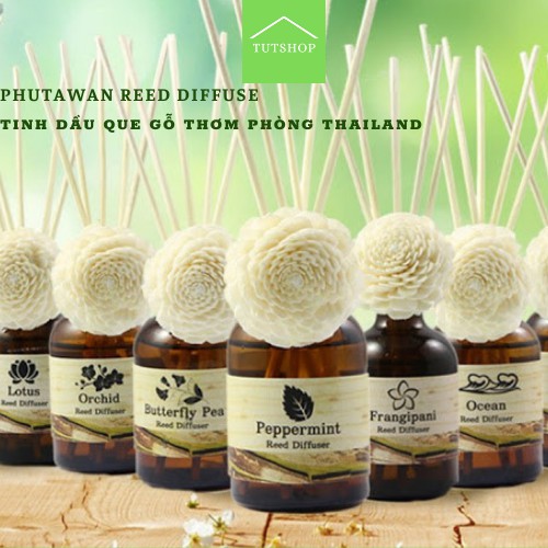 TINH DẦU QUE GỖ THƠM PHÒNG PHUTAWAN AROMA REED DIFFUSER 50ML