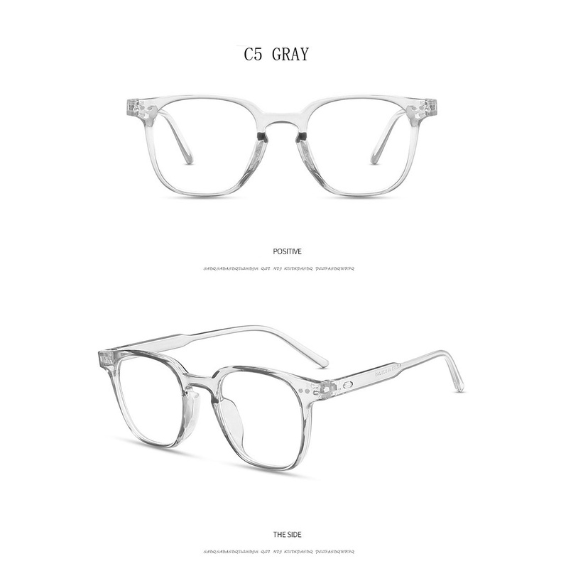 Mắt kính Samjune gọng vuông chống ánh sáng xanh phong cách Hàn Quốc thời trang 2021 cho nam và nữ