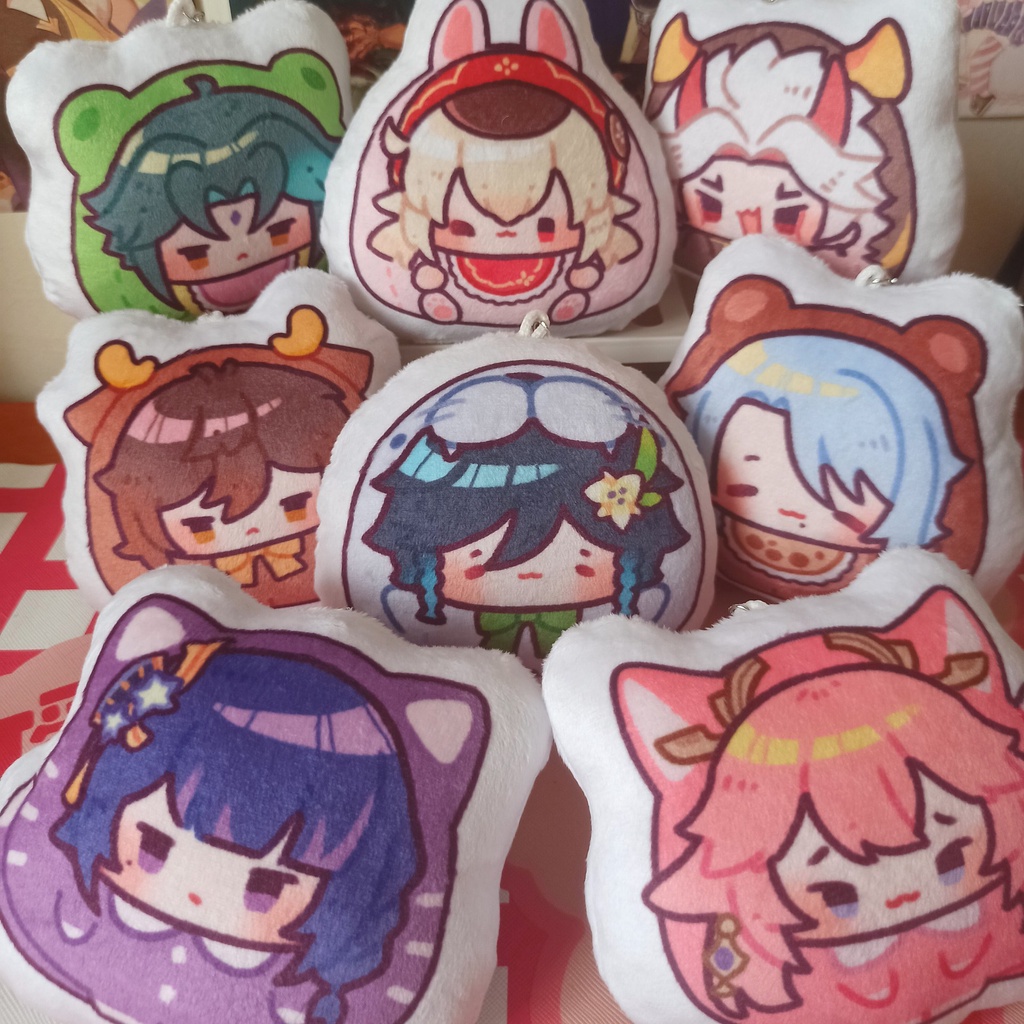 Móc khóa/Plushie nhồi bông Genshin Impact