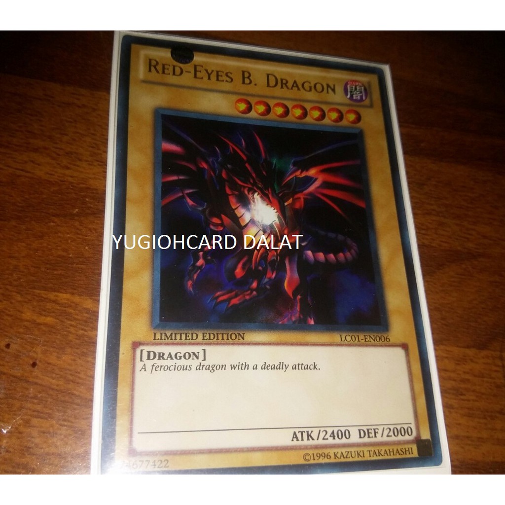 Thẻ bài yugioh chính hãng  Red-Eyes B. Dragon – Ultra Rare