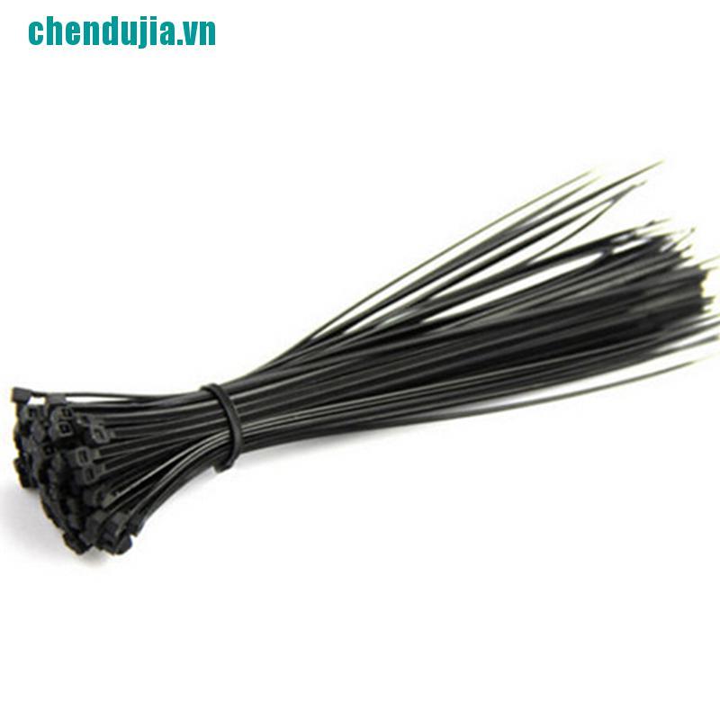 Bộ 100 Dây Rút Nhựa Nylon 10cm Chuyên Dụng Cho Quấn Dây Cáp