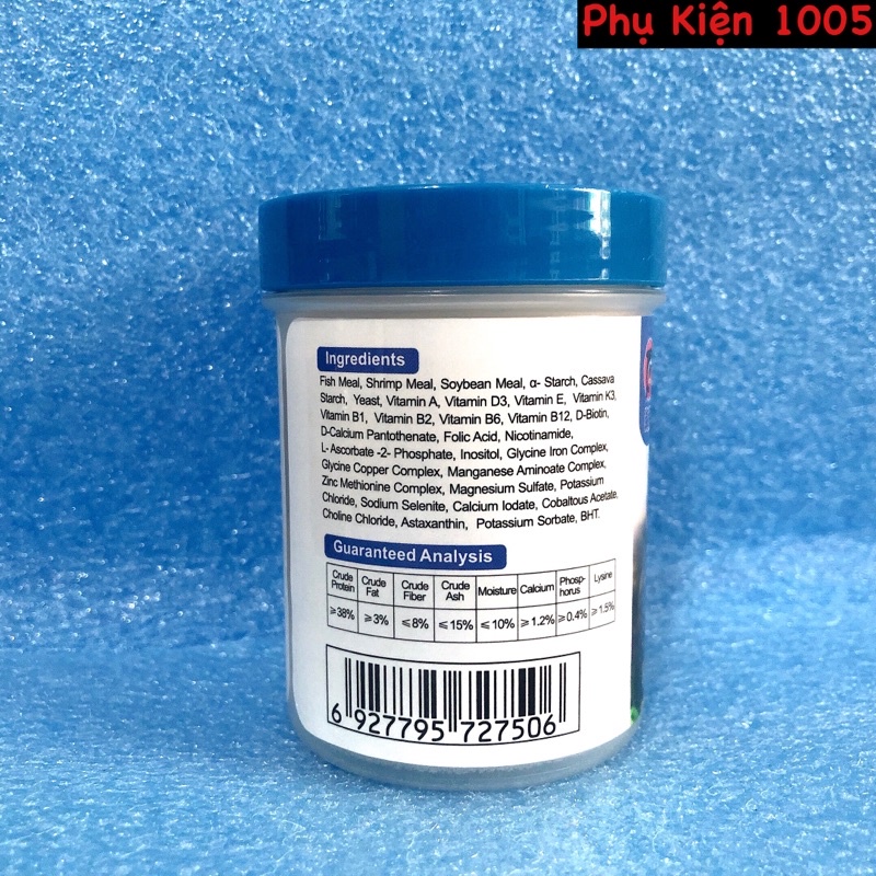 Thức Ăn Dán Kính Cao Cấp Đài Loan Adhesive Food - Lọ 100 Viên