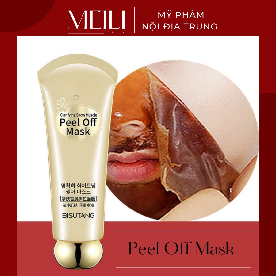 Gel Lột Mụn Cám, Mụn Đầu Đen Làm Sạch Sâu Thu Nhỏ Lỗ Chân Lông Sạch Mụn Sáng Da - Meili Beauty