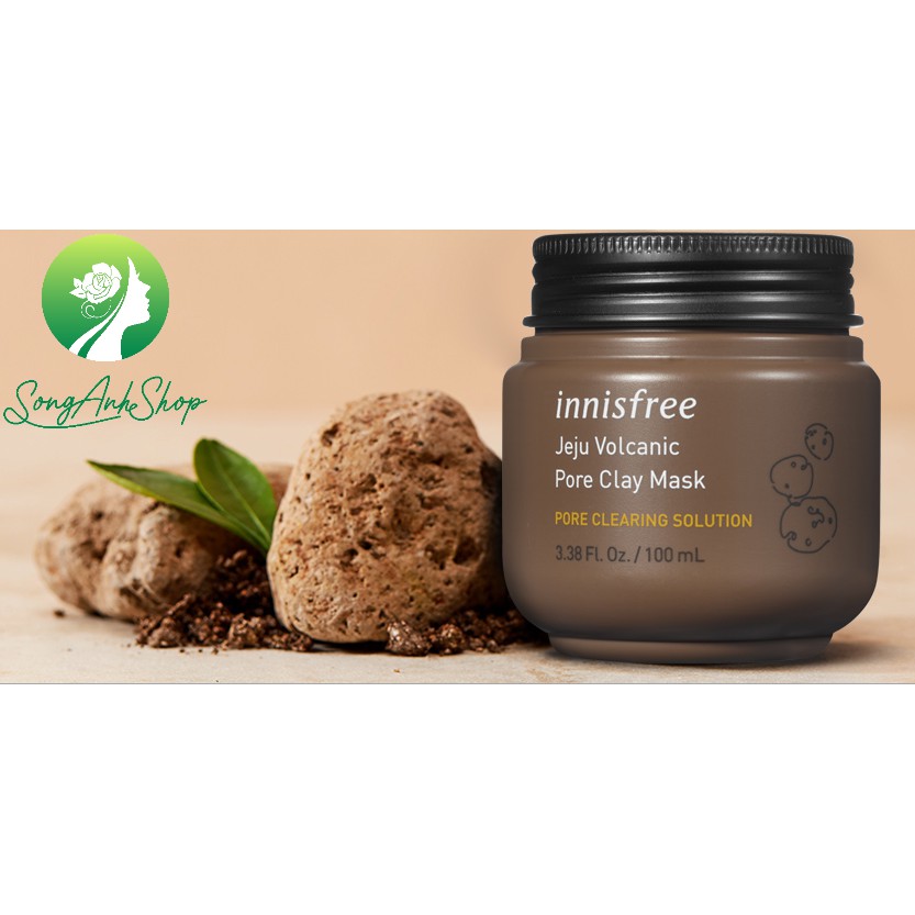 Mặt nạ đất sét se khít lỗ chân lông innisfree Jeju Volcanic Pore Clay Mask 100ml