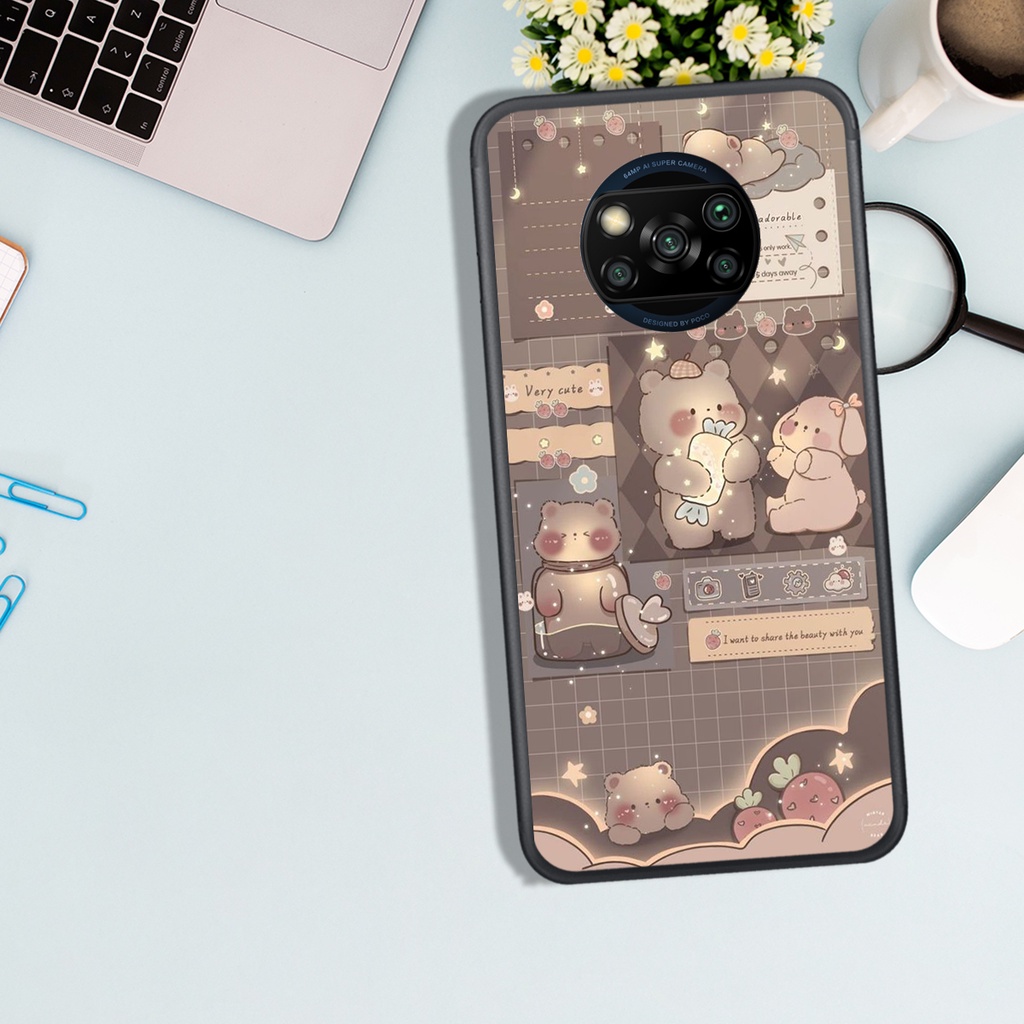 Ốp Lưng Xiaomi  Poco X3 - Poco X3 Pro, In Hình Sinh Động, Dễ Thương, Màu Sắc Cá Tính..