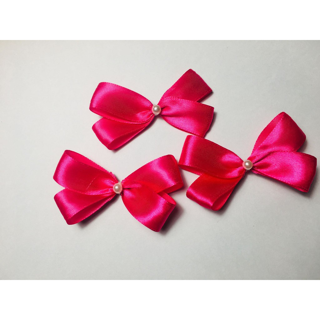 Trang Trí - Nơ Ruy Băng 7cm - Trang Trí Mũ Áo - Màu trơn