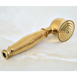 Vòi Hoa Sen Cầm Tay Bằng Đồng Thau Màu Vàng Sang Trọng nhh052