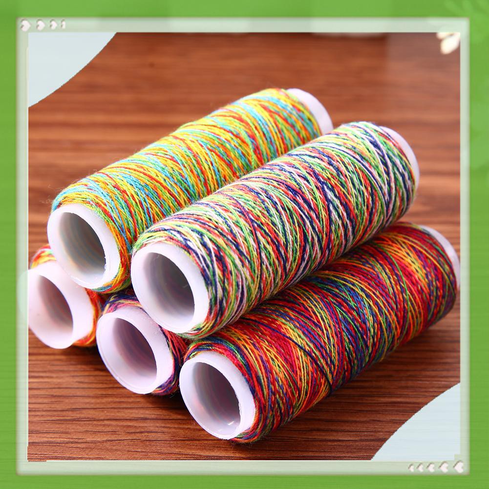 Set 5 cuộn chỉ may nhiều màu