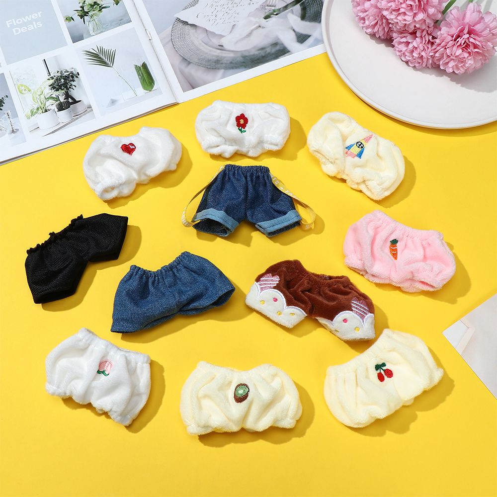 Quần jean thời trang dễ thương cho búp bê nhồi bông 20cm