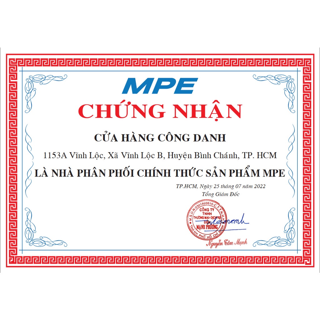 Đèn led âm trần 9W hàng chính hãng MPE model RPL2 ĐỦ MÀU