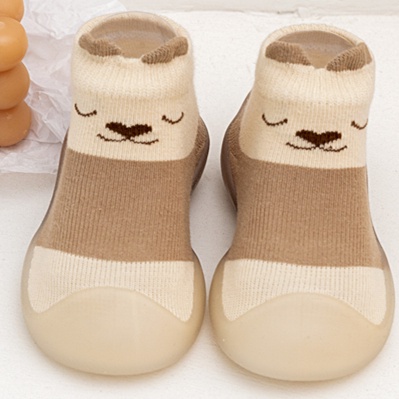 Đôi Vớ Cotton Đế Cao Su Chống Trượt In Họa Tiết Hoạt Hình Cho Bé Sơ Sinh