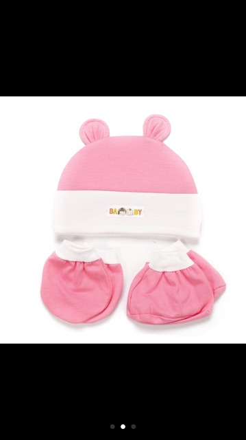 Combo 5 bộ nón vớ bao tay chân cho bé sơ sinh