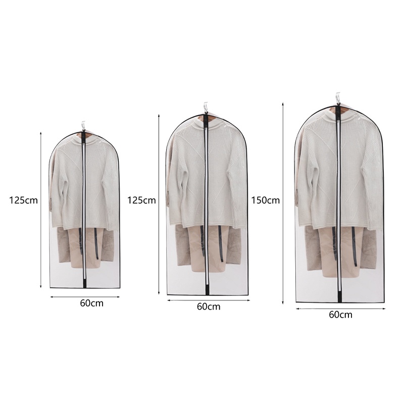 Vỏ Bọc Quần Áo Chống Bụi Không Thấm Nước Ba Chiều Sức Chứa Lớn