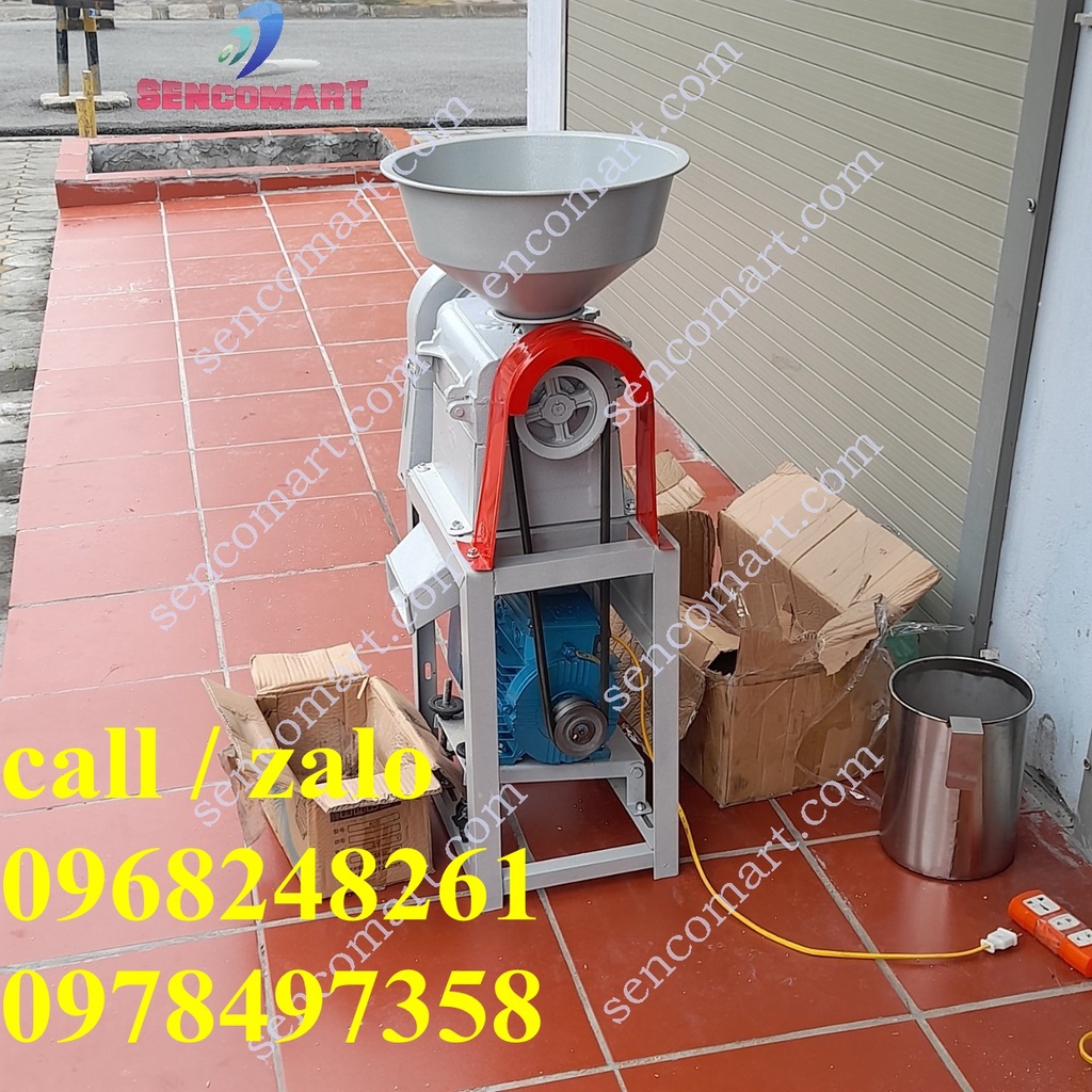 MÁY XÁT GẠO ,ĐỘNG CƠ TOÀN PHÁT , NĂNG SUẤT 500KG/H