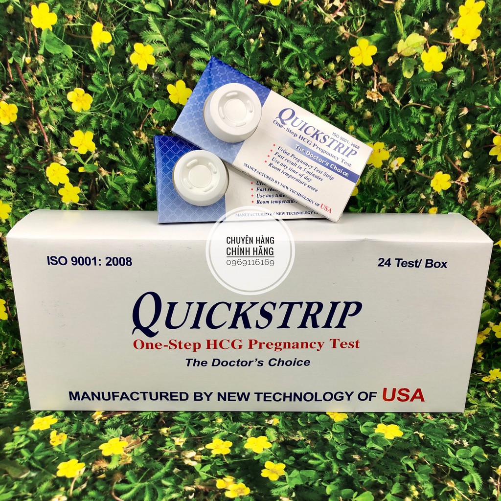 Que Thử Thai Quickstrip Hộp 24 Que